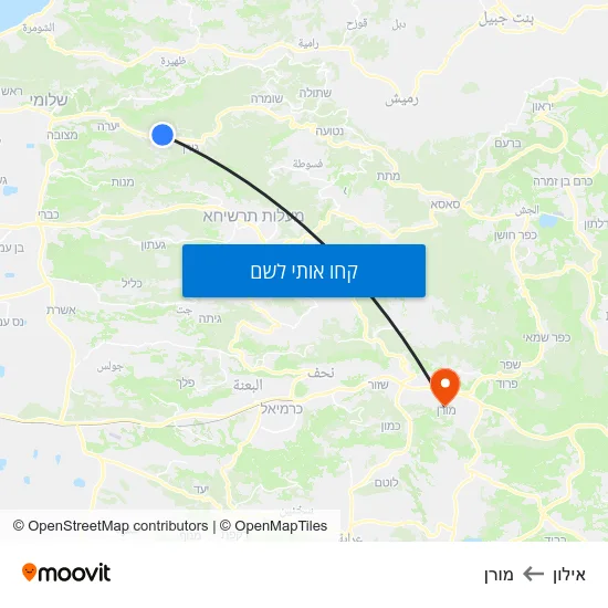 מפת אילון למורן