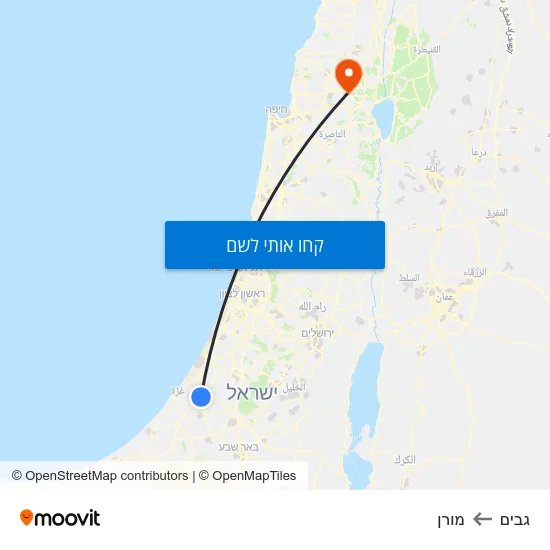מפת גבים למורן