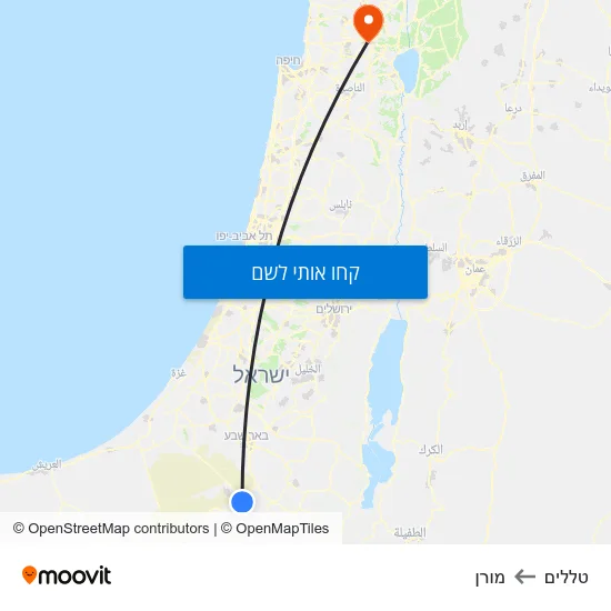 מפת טללים למורן