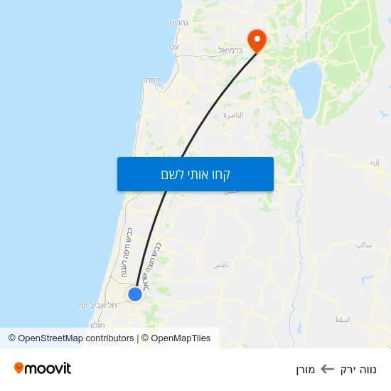 מפת נווה ירק למורן