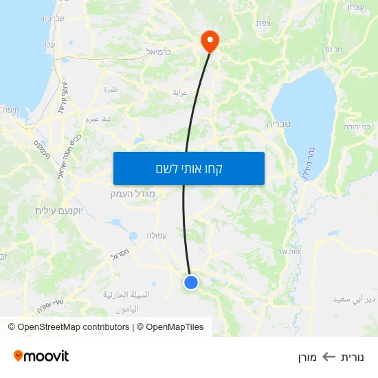 מפת נורית למורן