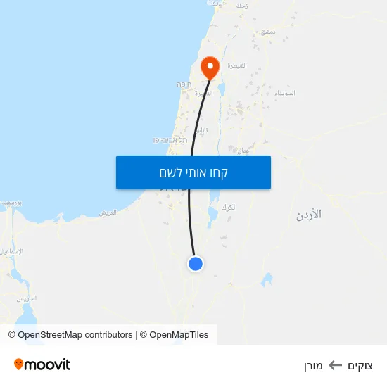 מפת צוקים למורן