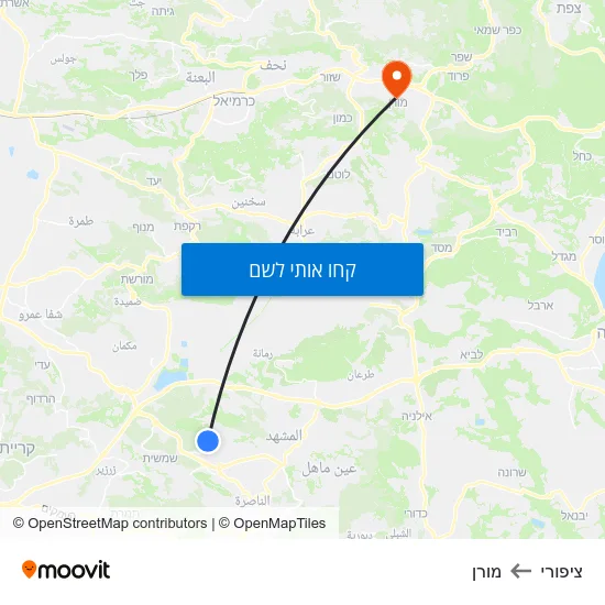 מפת ציפורי למורן