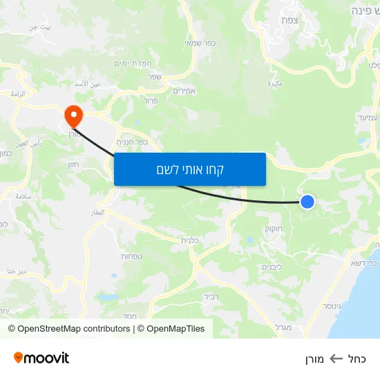 מפת כחל למורן