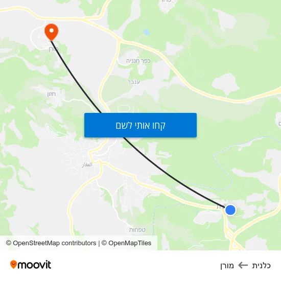 מפת כלנית למורן
