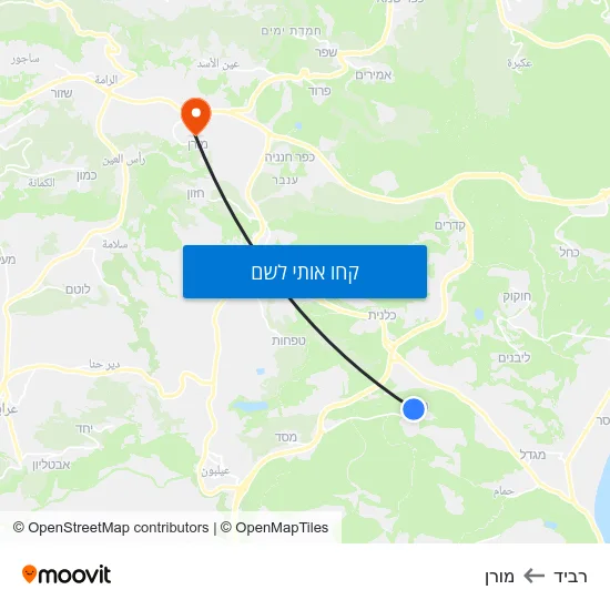 מפת רביד למורן