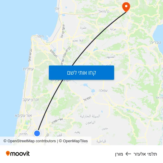 מפת תלמי אלעזר למורן