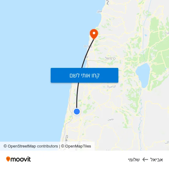 מפת אביאל לשלומי