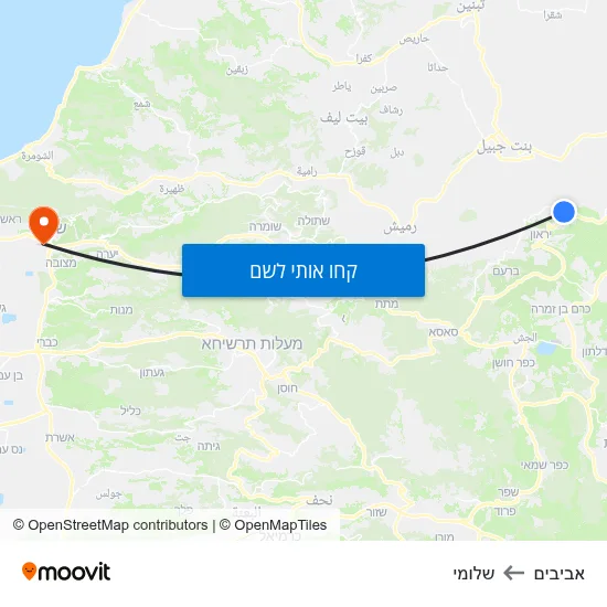 מפת אביבים לשלומי