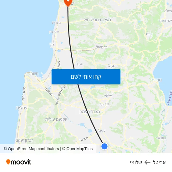 מפת אביטל לשלומי