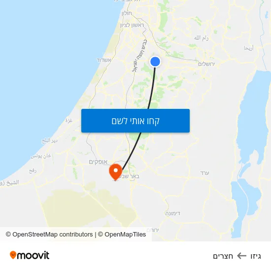 מפת גיזו לחצרים