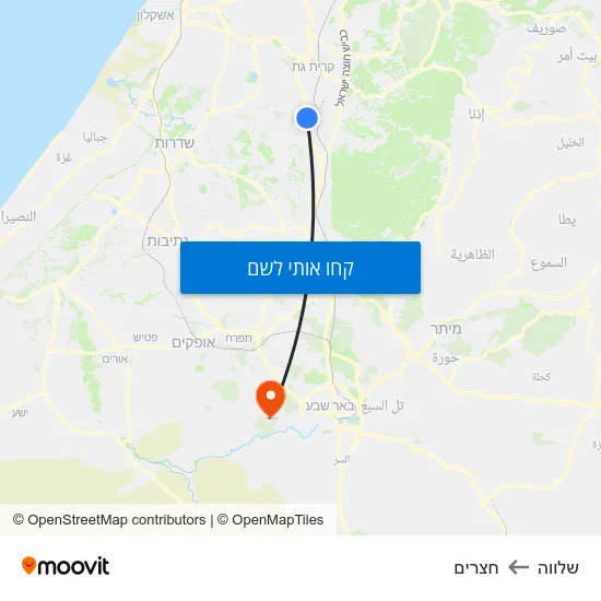 מפת שלווה לחצרים