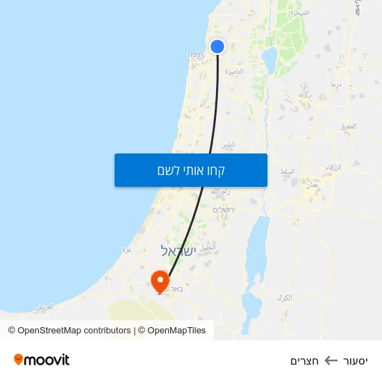 מפת יסעור לחצרים