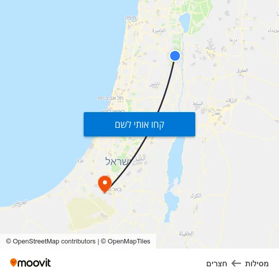 מפת מסילות לחצרים