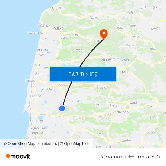 מפת ג'דיידה-מכר לגורנות הגליל
