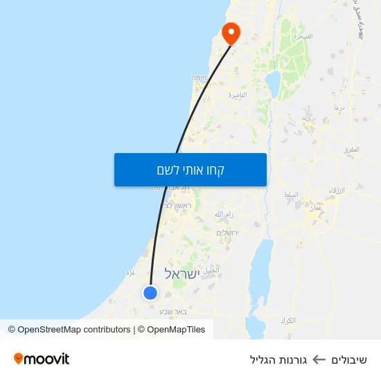 מפת שיבולים לגורנות הגליל