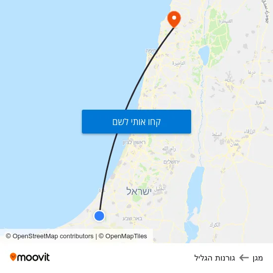מפת מגן לגורנות הגליל