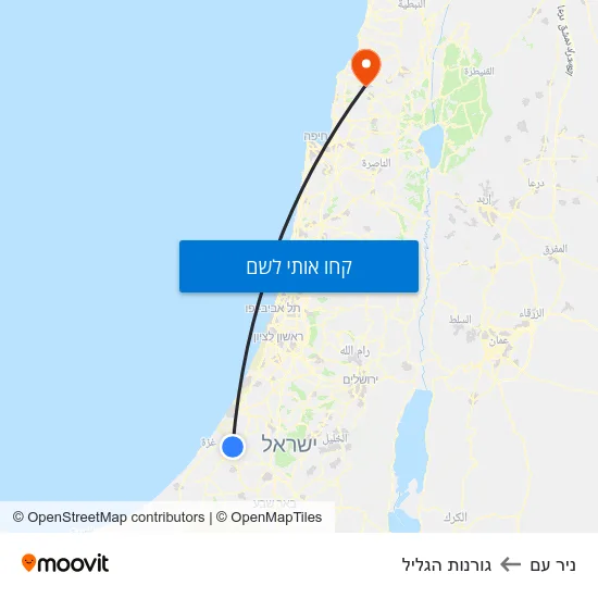מפת ניר עם לגורנות הגליל