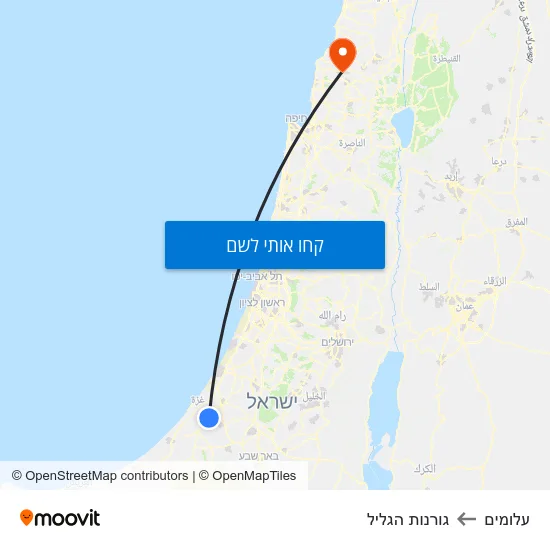 מפת עלומים לגורנות הגליל