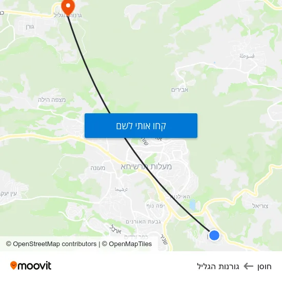 מפת חוסן לגורנות הגליל