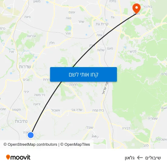 מפת שיבולים לגלאון