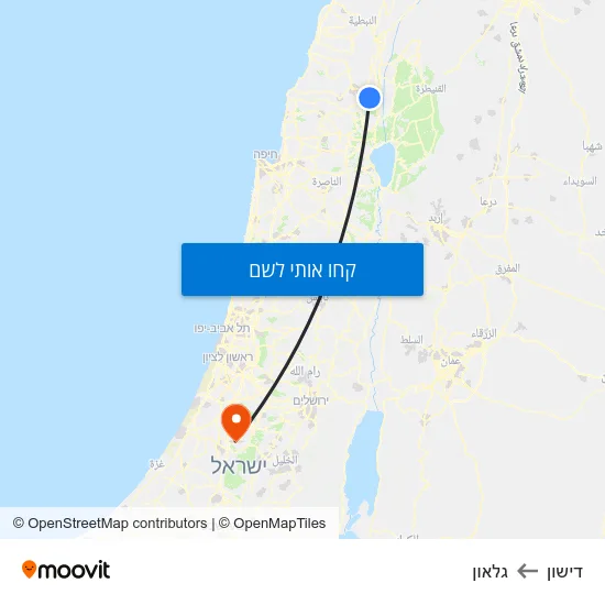 מפת דישון לגלאון