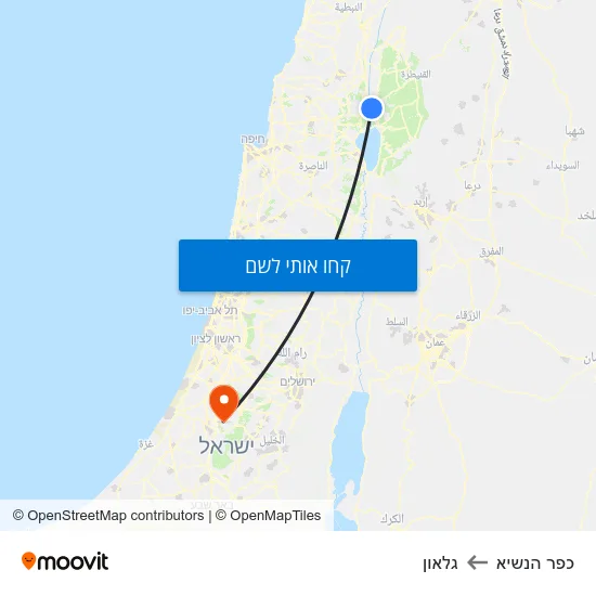 מפת כפר הנשיא לגלאון