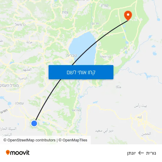 מפת נורית ליונתן
