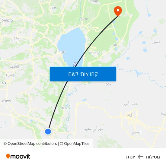 מפת מסילות ליונתן