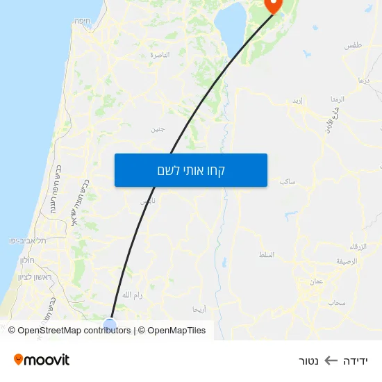 מפת ידידה לנטור