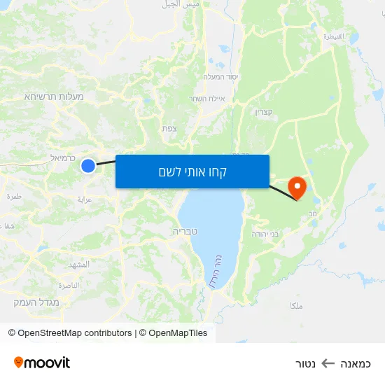 מפת כמאנה לנטור
