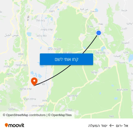 מפת אל -רום ליסוד המעלה