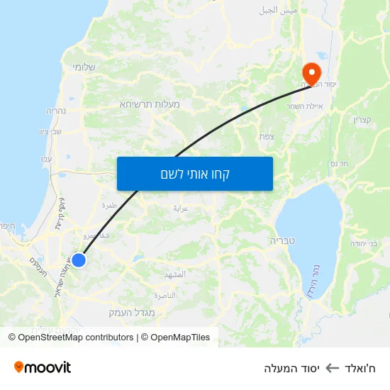 מפת ח'ואלד ליסוד המעלה