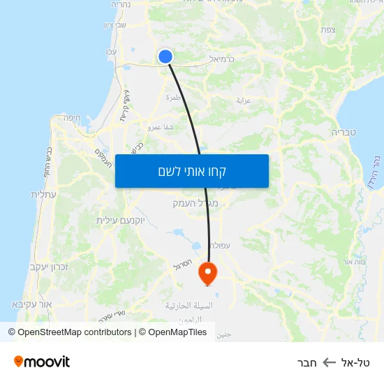 מפת טל-אל לחבר