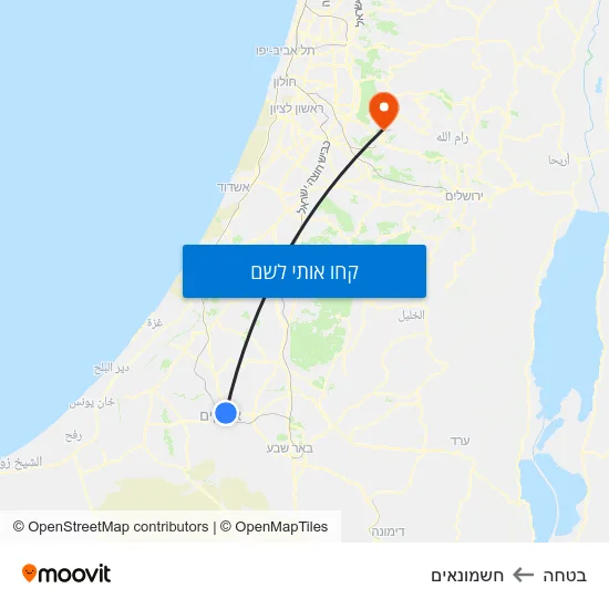 מפת בטחה לחשמונאים