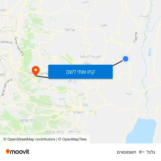 מפת גלגל לחשמונאים