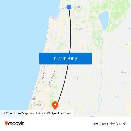 מפת טל-אל לחשמונאים