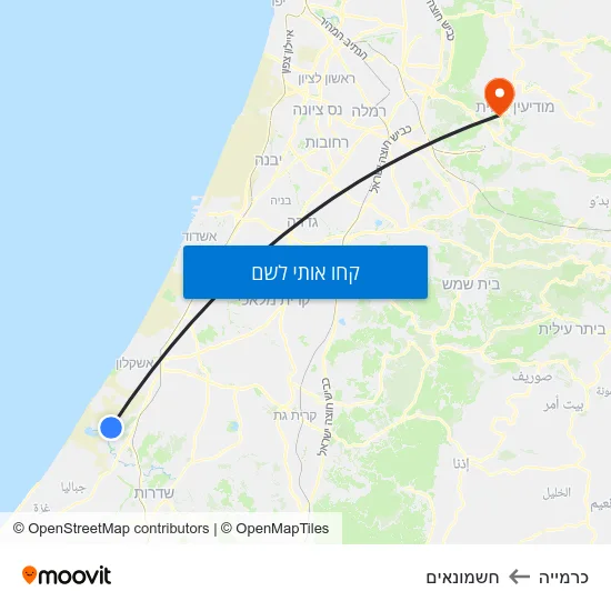 מפת כרמייה לחשמונאים