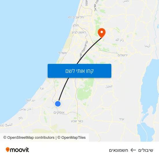 מפת שיבולים לחשמונאים
