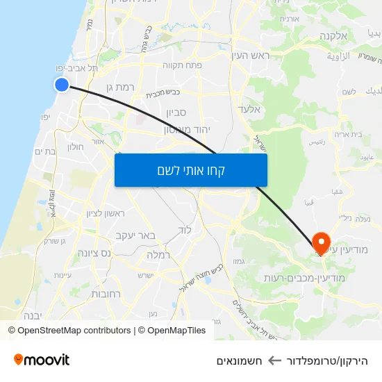 מפת הירקון/טרומפלדור לחשמונאים