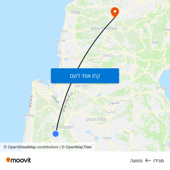 מפת מגידו לנטועה