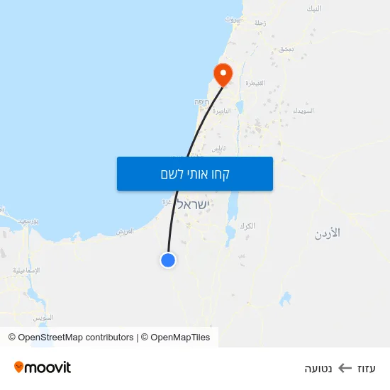 מפת עזוז לנטועה