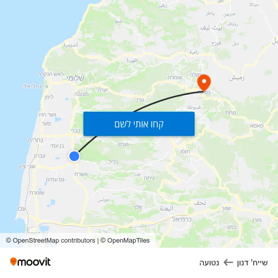 מפת שייח' דנון לנטועה