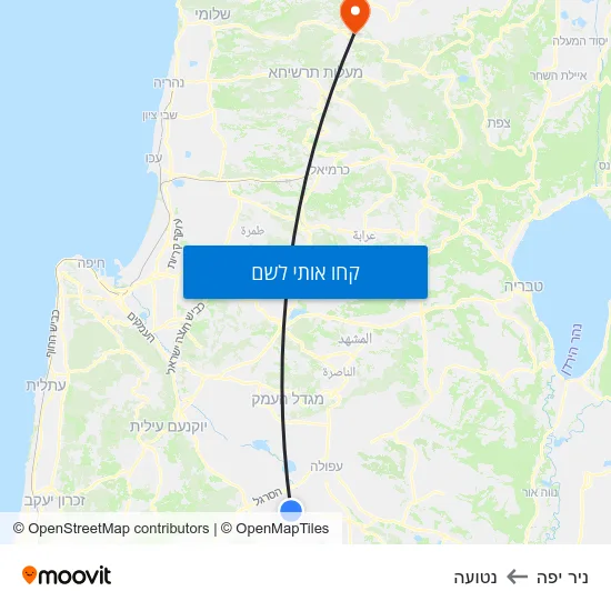 מפת ניר יפה לנטועה