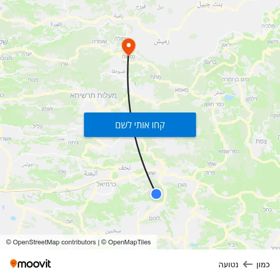 מפת כמון לנטועה