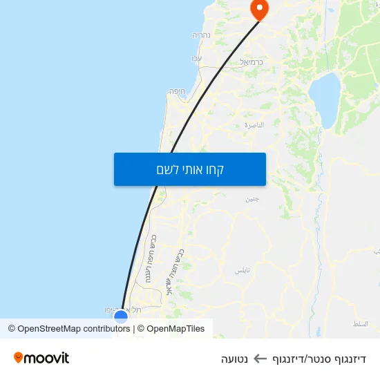 מפת דיזנגוף סנטר/דיזנגוף לנטועה