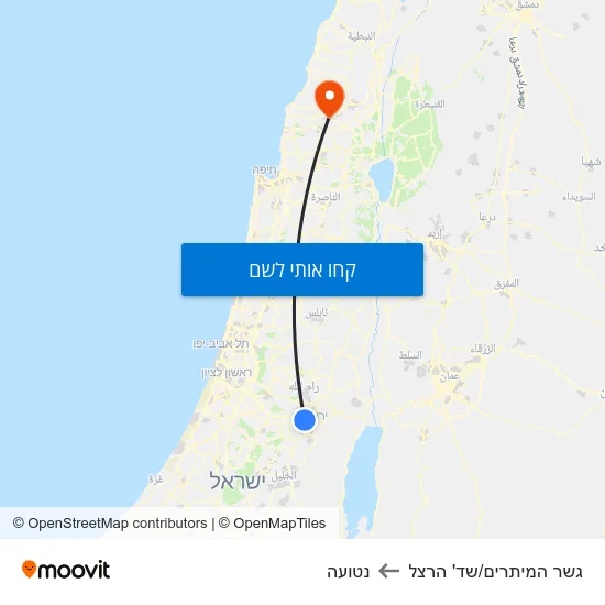 מפת גשר המיתרים/שד' הרצל לנטועה