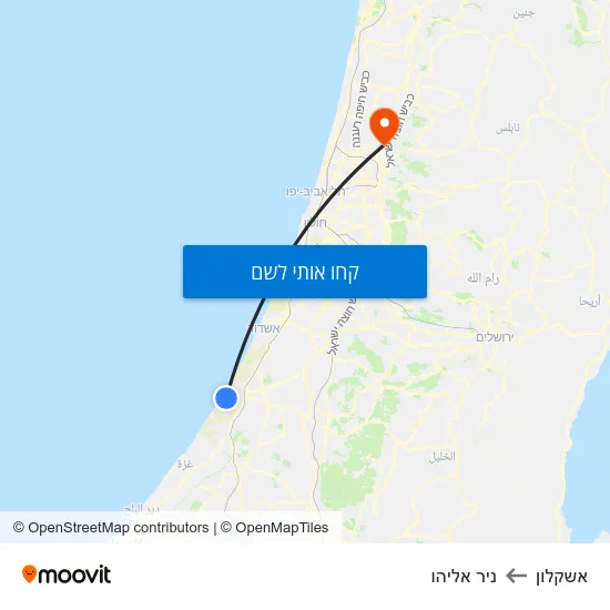 מפת אשקלון לניר אליהו