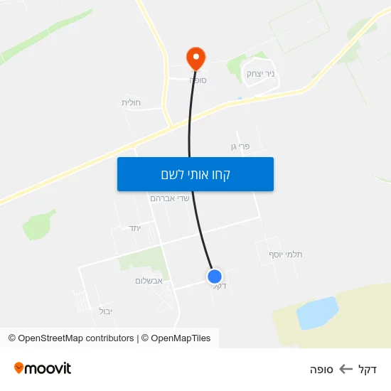 מפת דקל לסופה