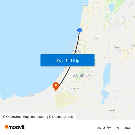 מפת כפר ויתקין לסופה